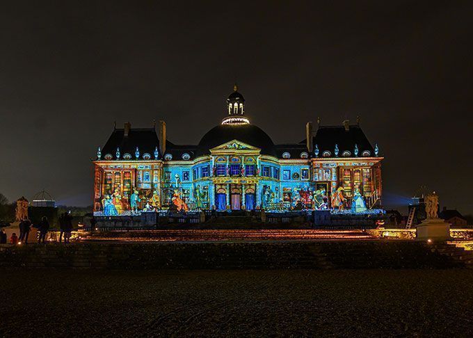 Digital Projection Chateau VLV France mapping 2