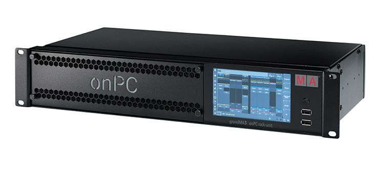 grandMA3 onPC rack angle