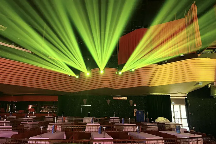 Benidorm (Alicante): el Benidorm Palace estrena los JET BEAM 120 IP de PROLIGHTS con SeeSound