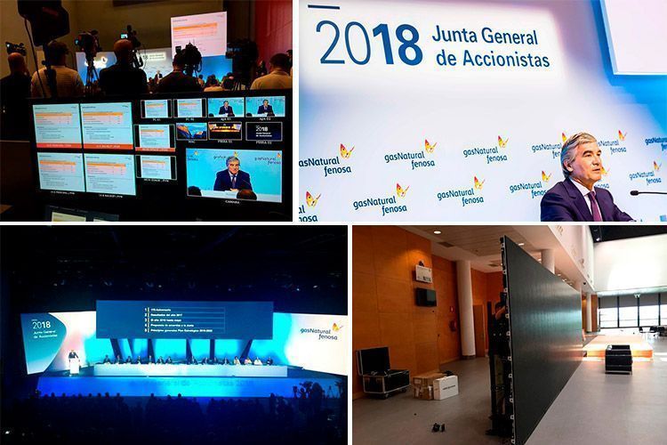 sono tecnología audiovisual, pantalla, audio, iluminación