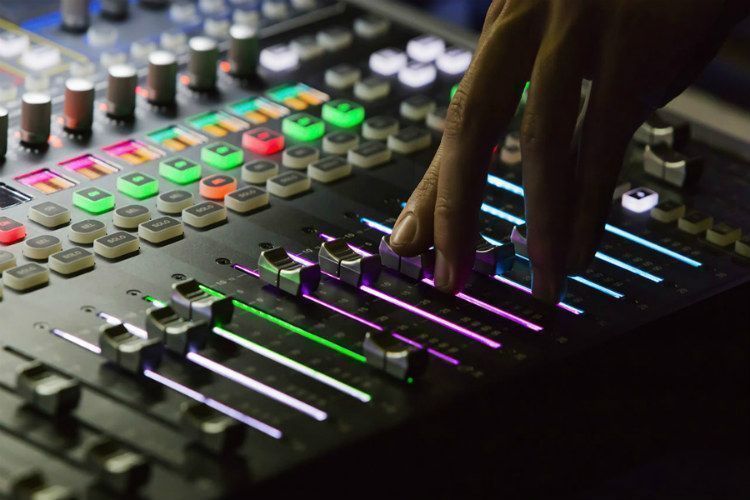 tecnología, edición, música