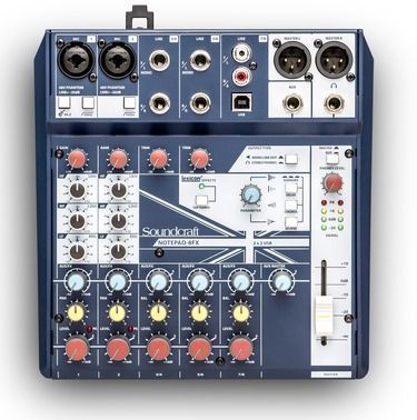 Soundcraft NP 8FX actualizacion firmware 1.09