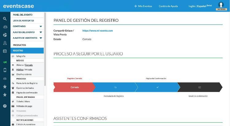 eventscase, sofware, aplicación, app, 