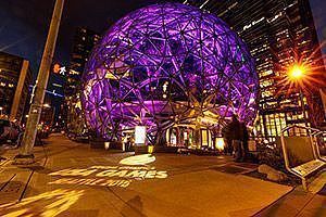 QolorPoint Wireless LED Uplighters, City Theatrical, pecial Olympics USA Games,